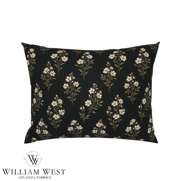 Atlanta Fabrics Browe Court Oynx Fabric | Atlanta Fabrics