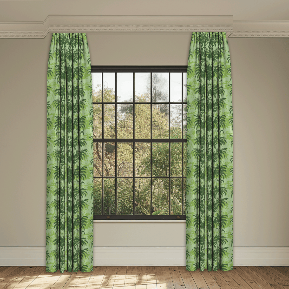 Bulfinch Green Drapery Panel