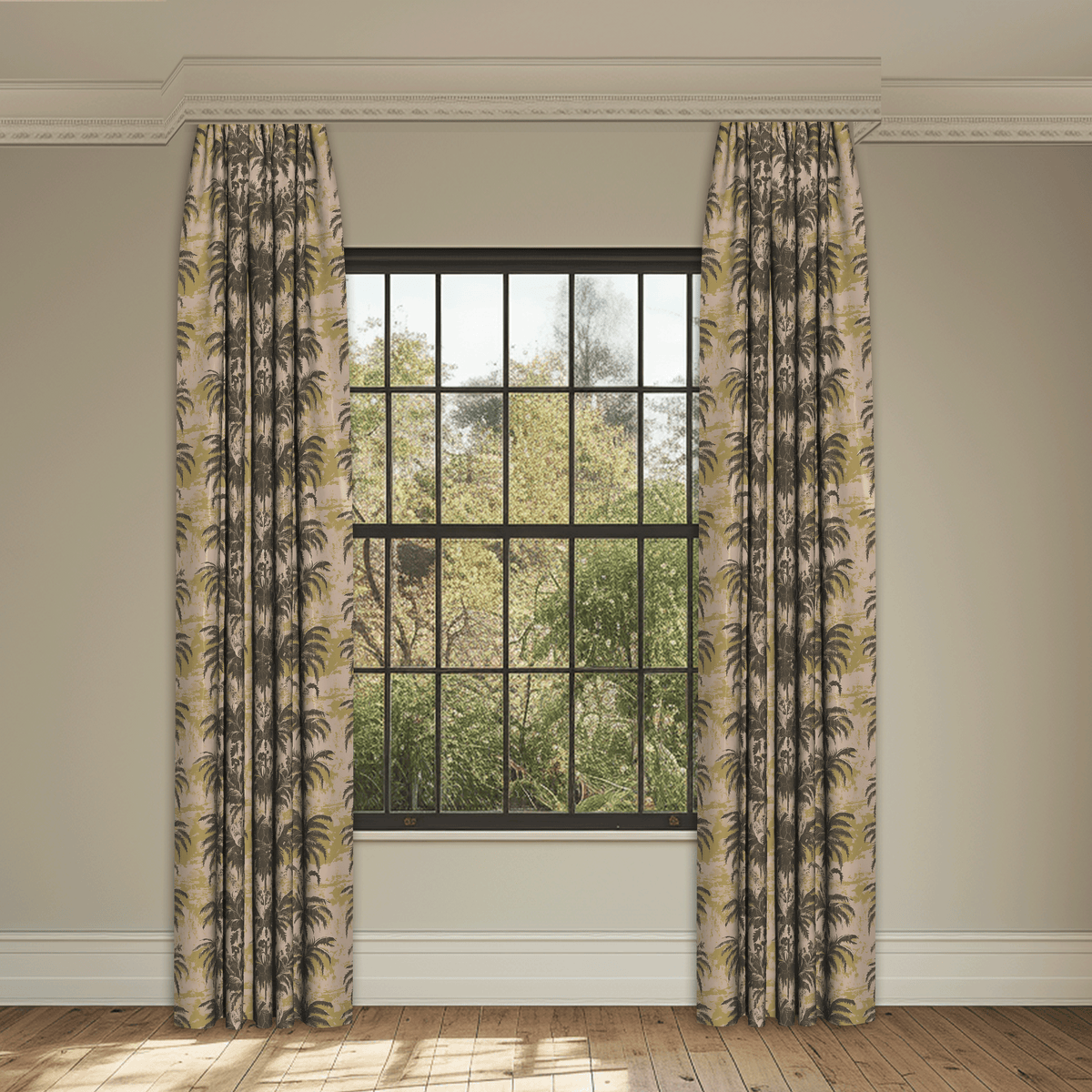 Bulfinch Khaki Drapery Panel