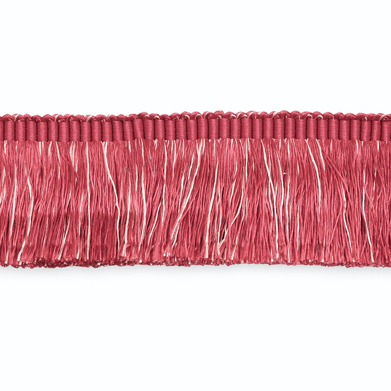 Schumacher GROUND CUT FRINGE BERRY MULTI Trim | Atlanta Fabrics