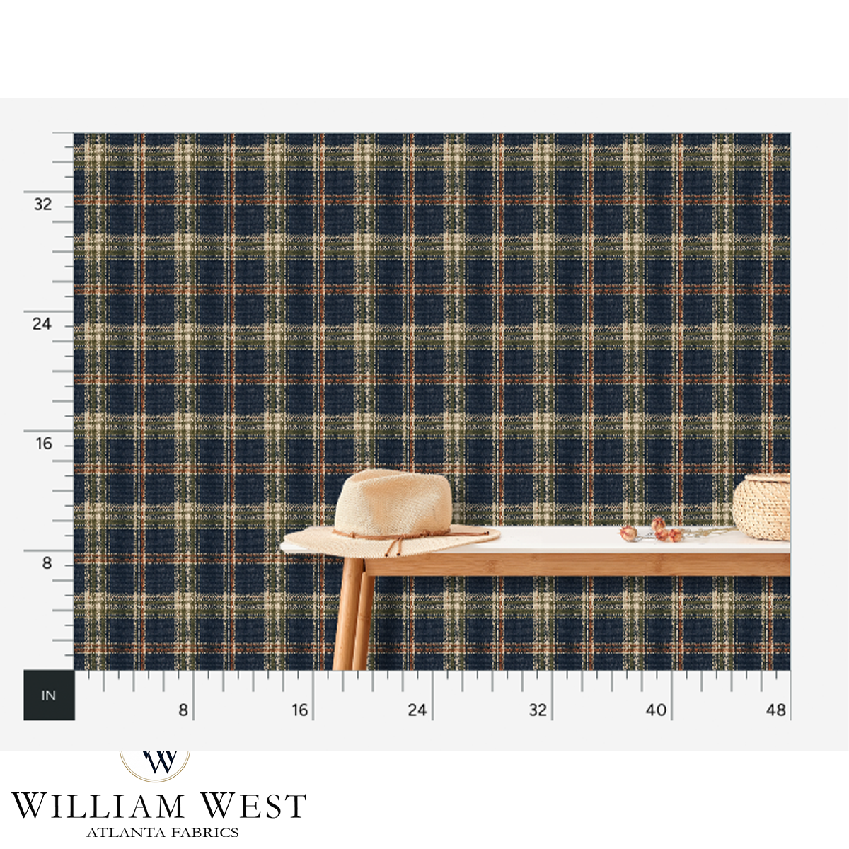 Cabin Plaid Heritage Wallpaper Roll