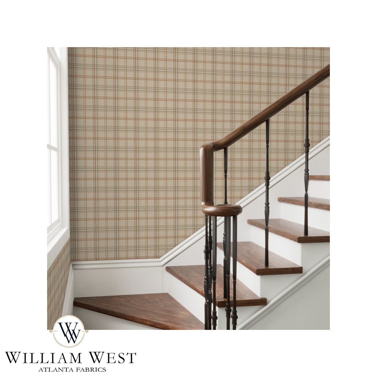Cabin Plaid High Desert Wallpaper