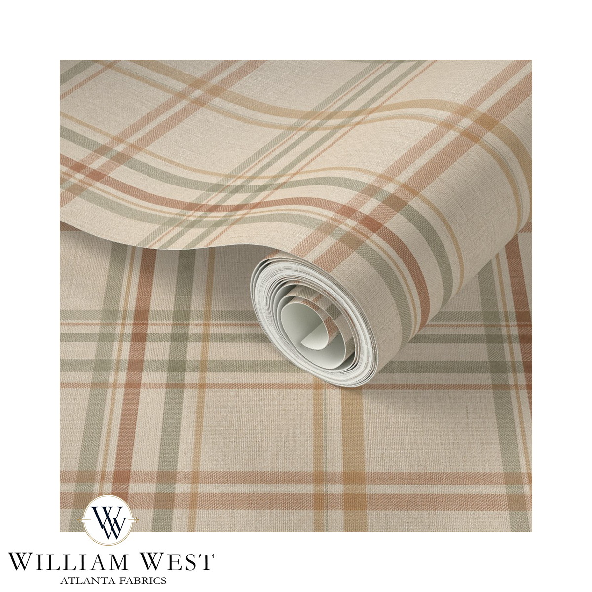 Cabin Plaid High Desert Wallpaper