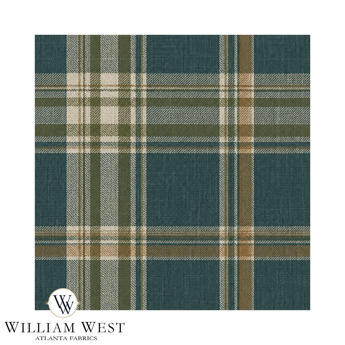 Cabin Plaid Marshland Wallpaper