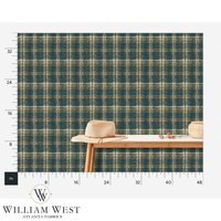 Cabin Plaid Marshland Wallpaper