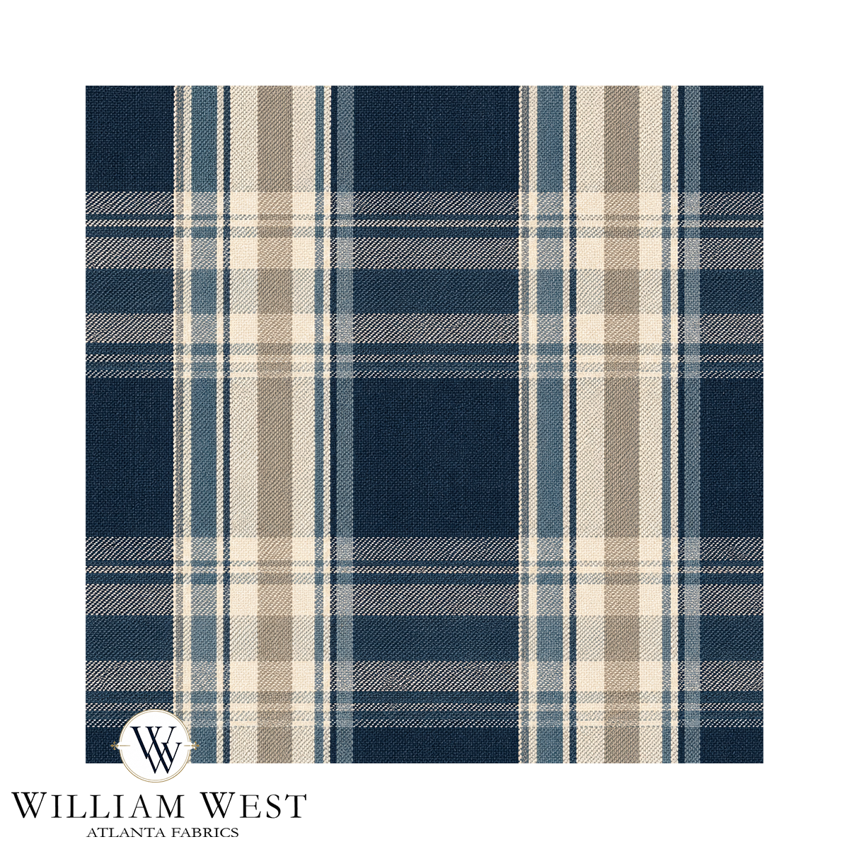 Cabin Plaid Northern Lake Wallpaper