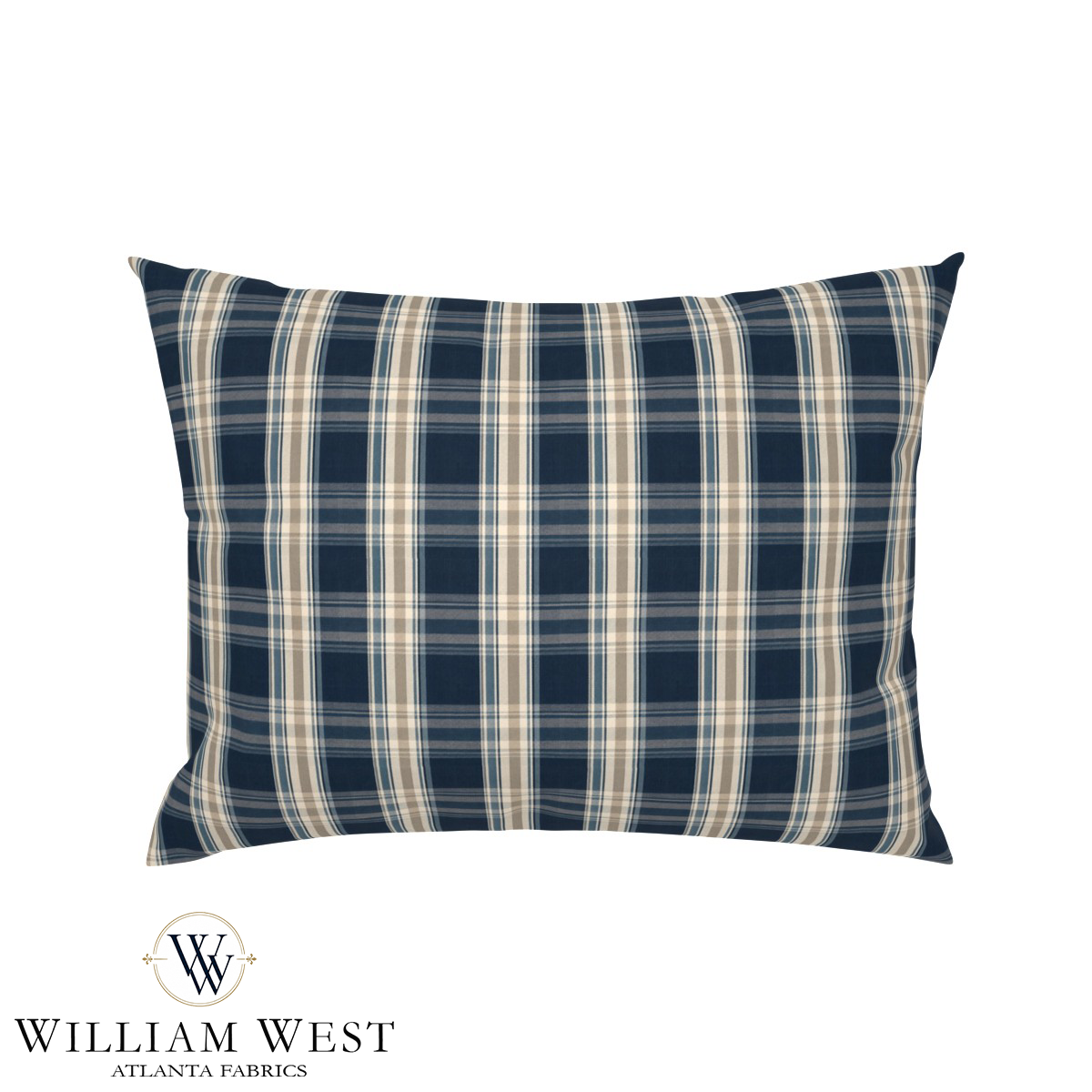 Atlanta Fabrics Cabin Plaid Northern Lake Fabric | Atlanta Fabrics