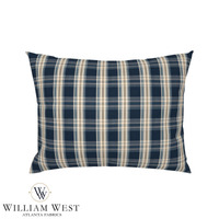 Atlanta Fabrics Cabin Plaid Northern Lake Fabric | Atlanta Fabrics