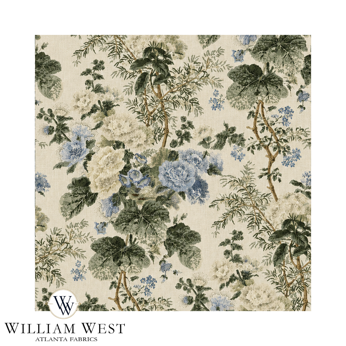 Cape Floral Powder Blue