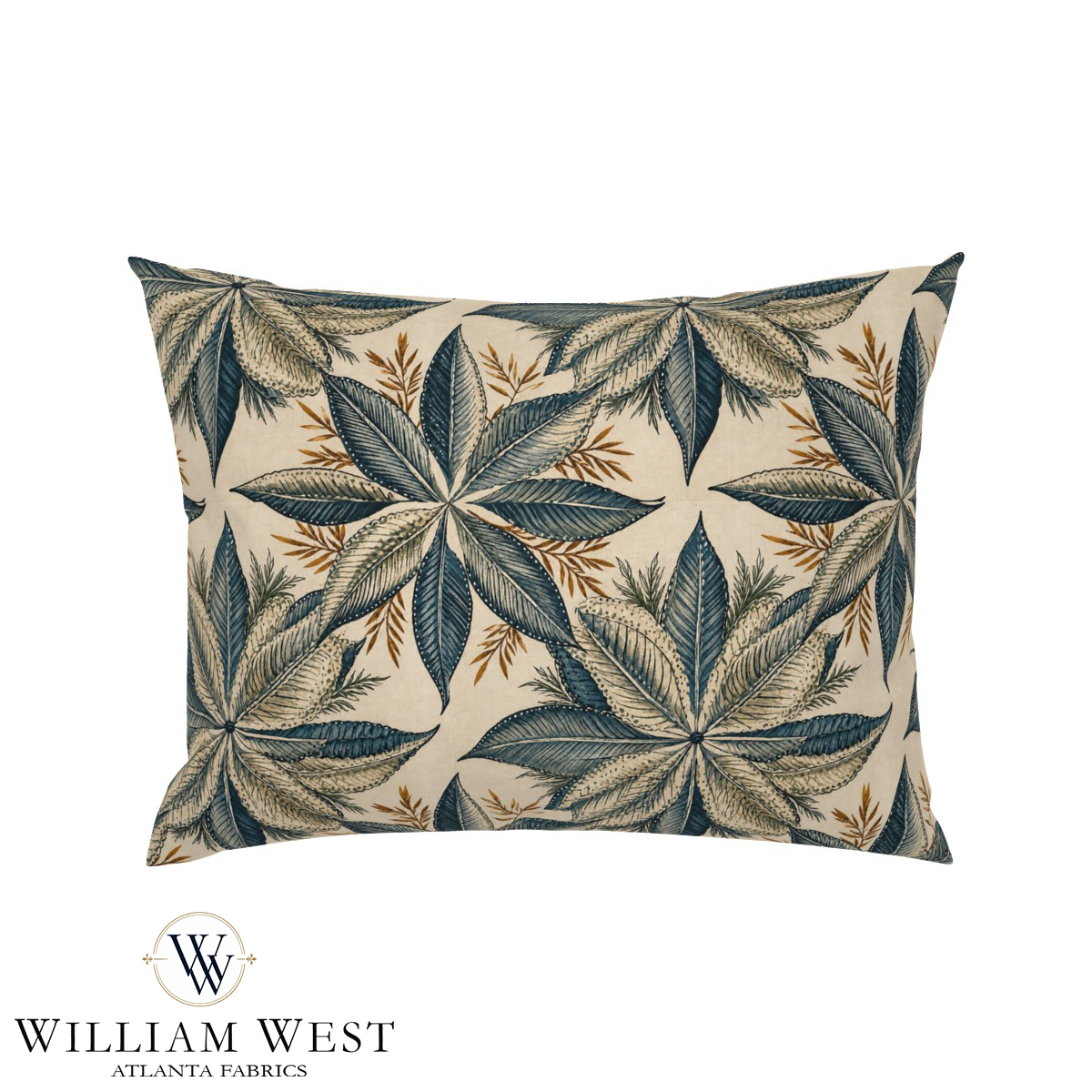 Atlanta Fabrics Caraway Indigo Fabric | Atlanta Fabrics