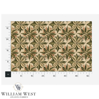 Atlanta Fabrics Caraway Olive Fabric | Atlanta Fabrics