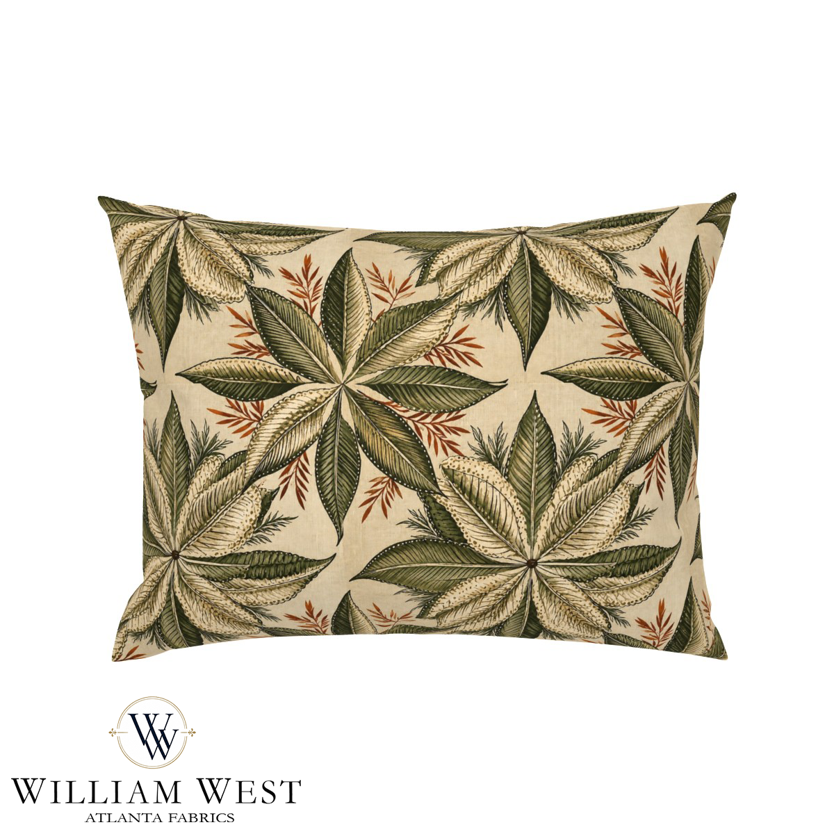 Atlanta Fabrics Caraway Olive Fabric | Atlanta Fabrics