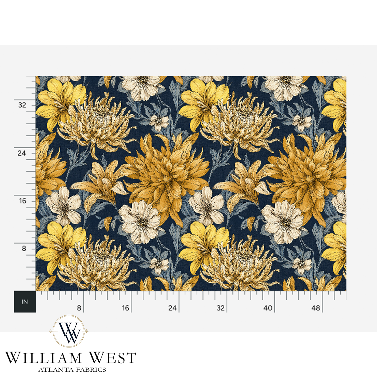 Atlanta Fabrics Cavetto Ochre Fabric | Atlanta Fabrics
