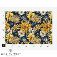 Atlanta Fabrics Cavetto Ochre Fabric | Atlanta Fabrics