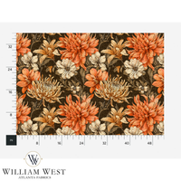 Atlanta Fabrics Cavetto Persimmon Fabric | Atlanta Fabrics