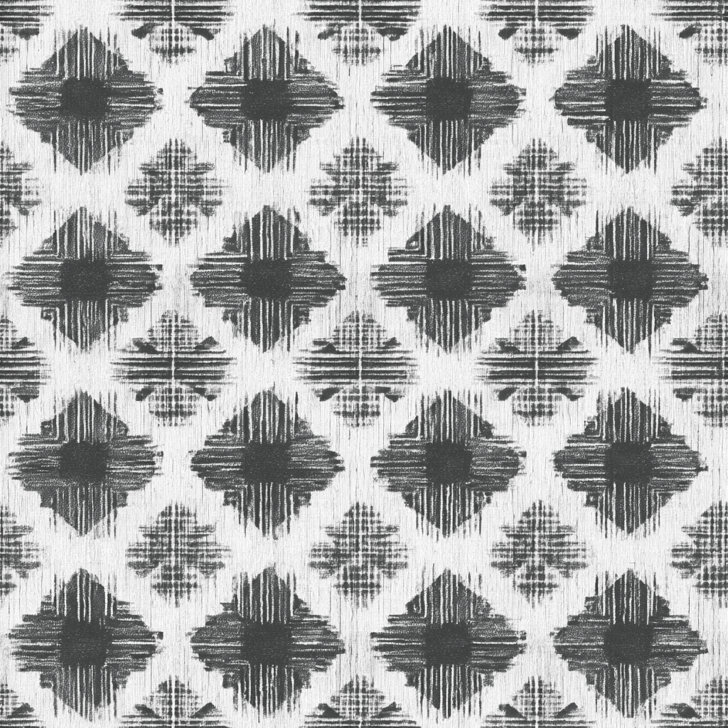 William West Designs Cinderline Grid Onyx Fabric | Atlanta Fabrics