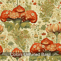 Colors Unfurled Basil Drapery Panel