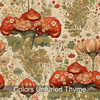 Colors Unfurled Thyme Drapery Panel