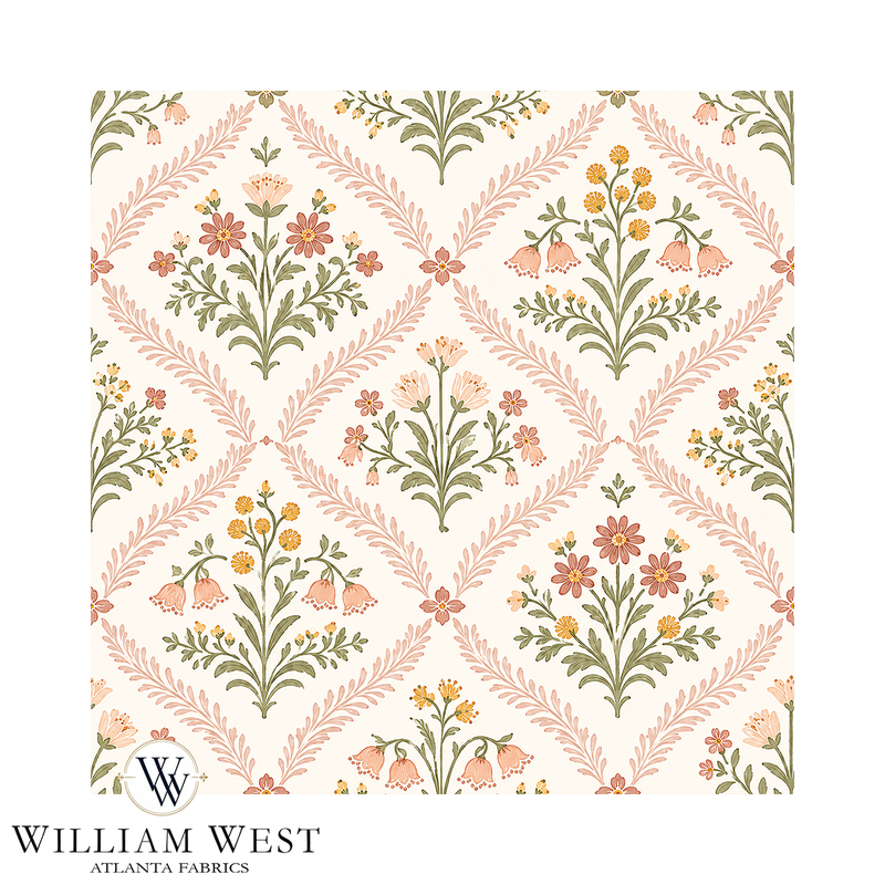 Atlanta Fabrics Connolly Park Blush Fabric | Atlanta Fabrics