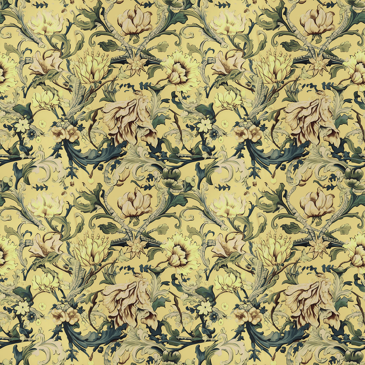 Constant Joy Daffodil Drapery Panel