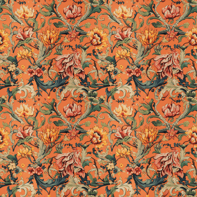 Constant Joy Tangerine Made to Measure Curtains