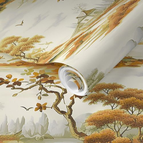Cornwall Amber Wallpaper