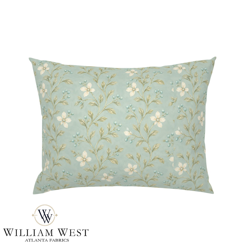Cottage Floral Duck Egg