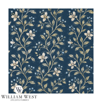 Cottage Floral Navy