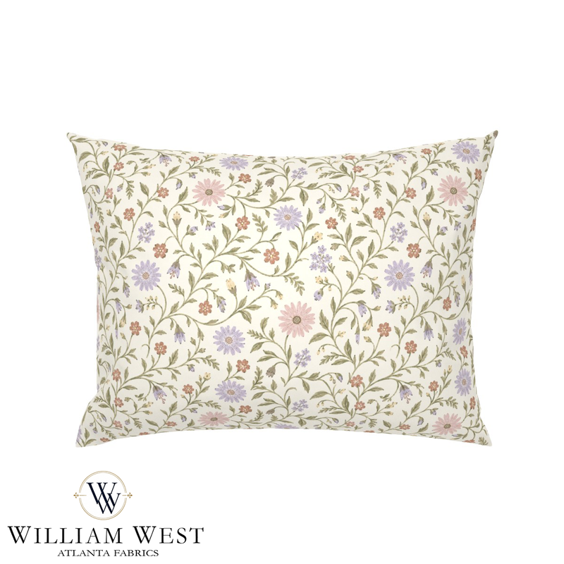 Atlanta Fabrics Cowan Court Lavender Fabric | Atlanta Fabrics