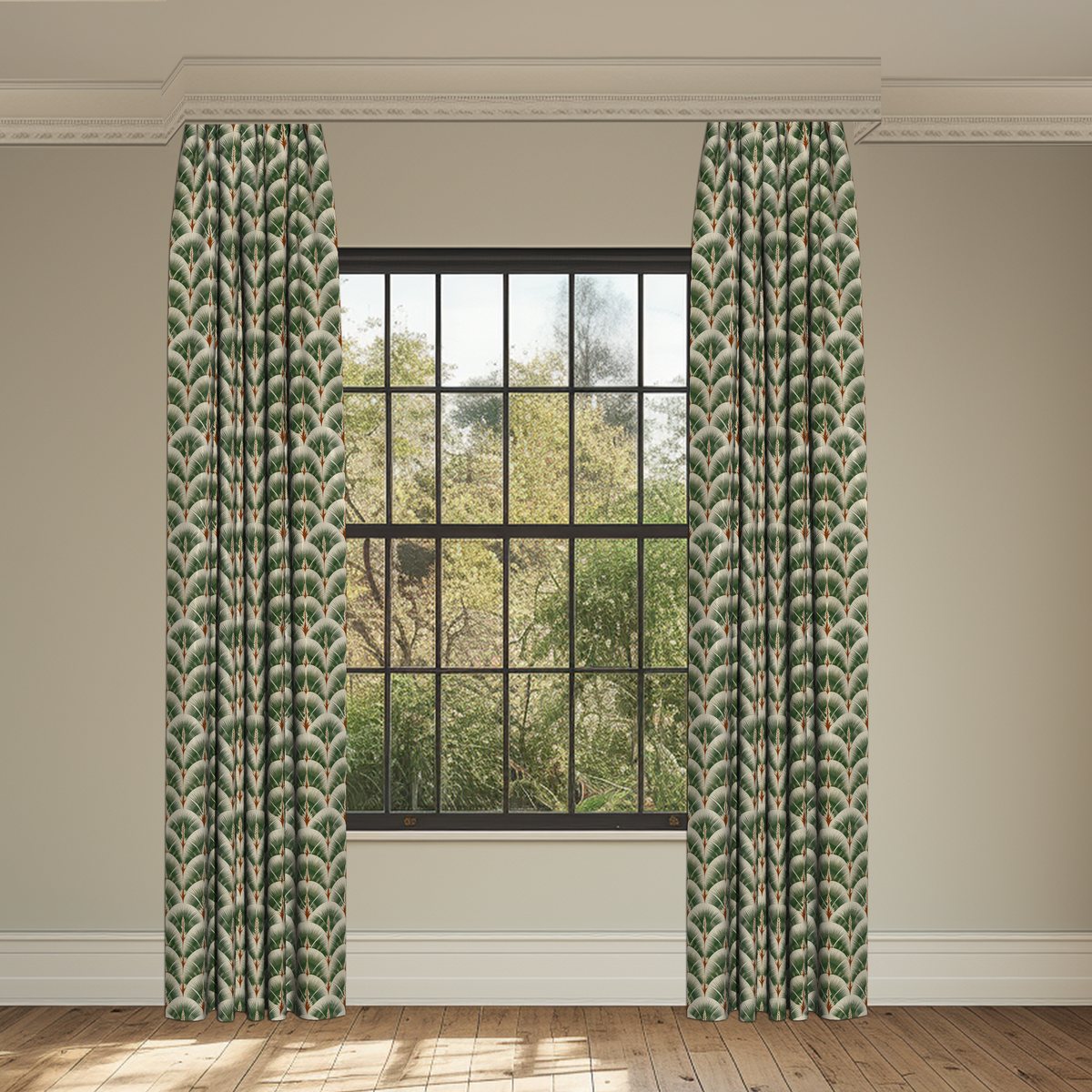 Cudworth Evergreen Made to Measure Curtains