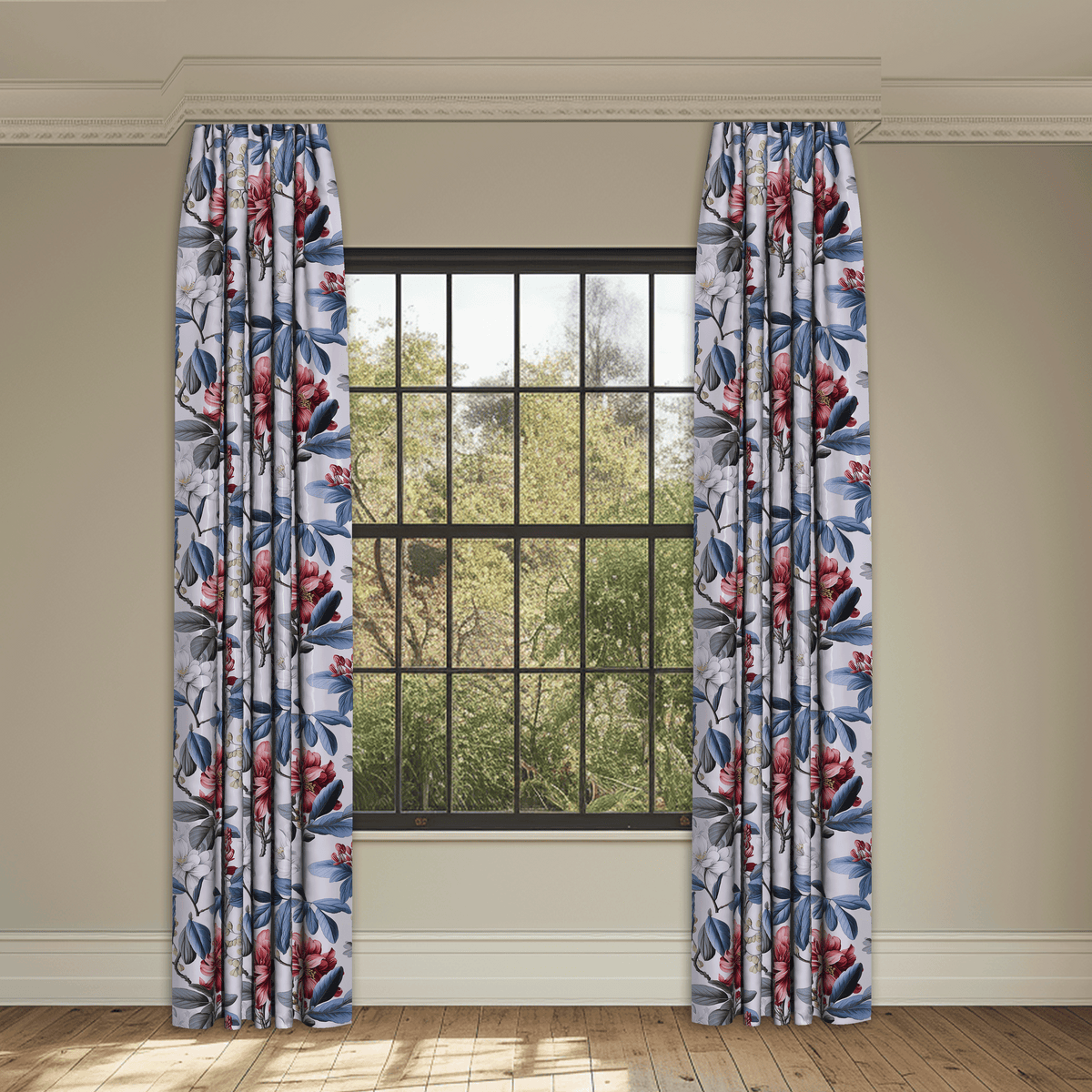 Dance Until Delft Made to Measure Curtains