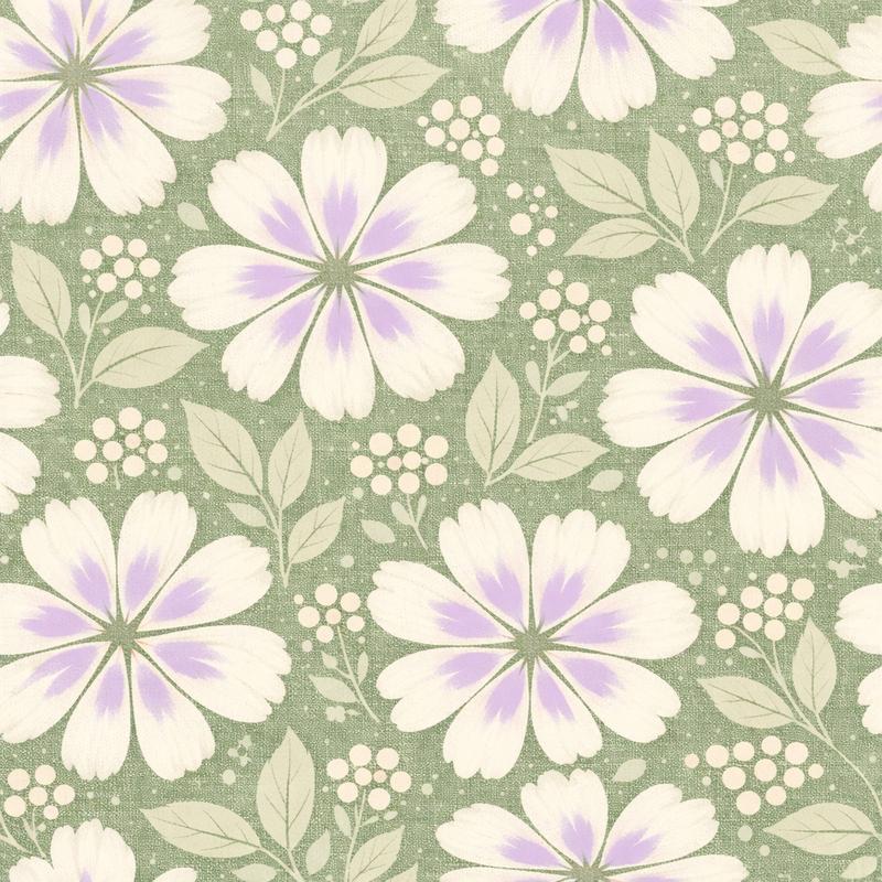 Atlanta Fabrics Drifting Clover Fabric | Atlanta Fabrics