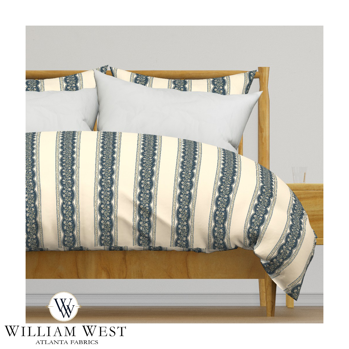 Cottage Garland Stripe Navy