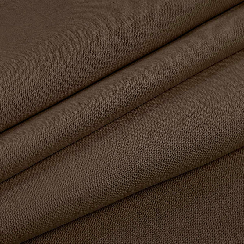 MagFabrics EMMA LINEN BROWN Fabric | Atlanta Fabrics