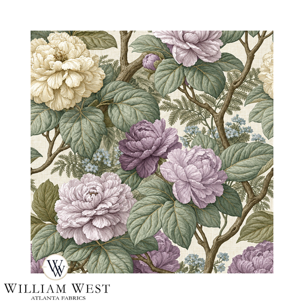 Atlanta Fabrics Eastern Trail Lilac Fabric | Atlanta Fabrics