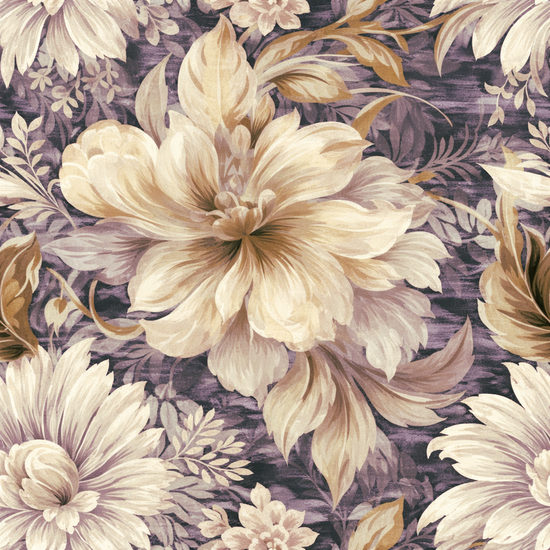 Atlanta Fabrics Ellis Landing Aubergine Fabric | Atlanta Fabrics