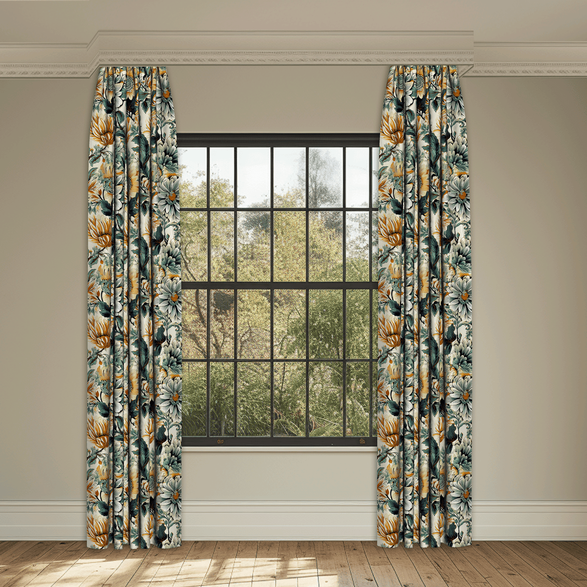 Emeline Emerald Made to Measure Curtains