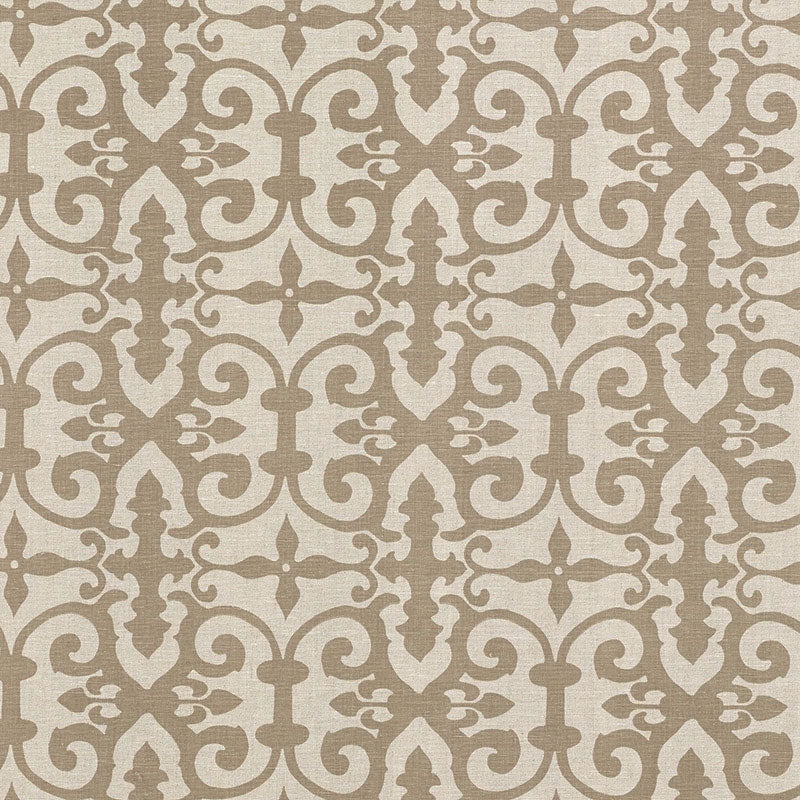 Schumacher FERNE PARK BROWN Fabric | Atlanta Fabrics