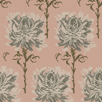 Faded Garden Reverie Blush Wallpaper
