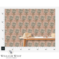 Faded Garden Reverie Blush Wallpaper