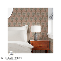 Faded Garden Reverie Blush Wallpaper