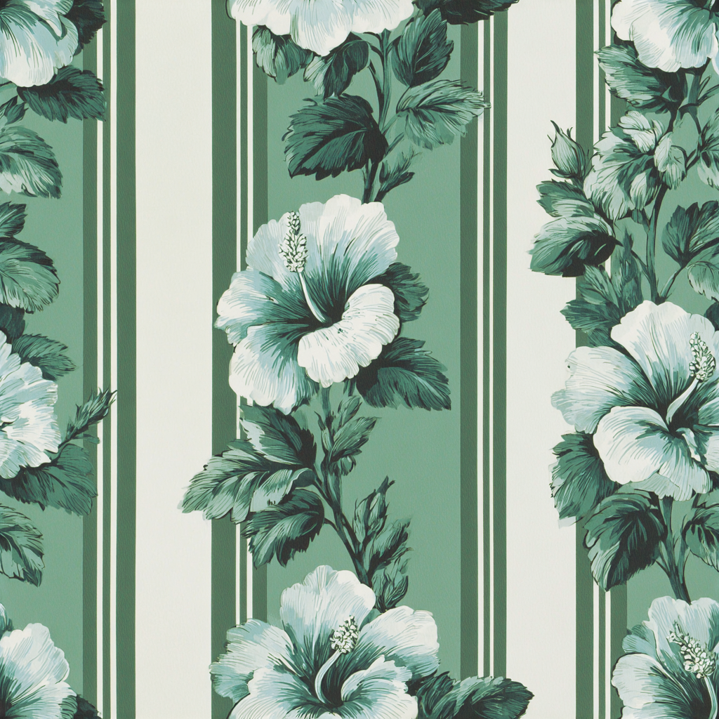 William West Designs Fairweather Stripe Green Fabric | Atlanta Fabrics