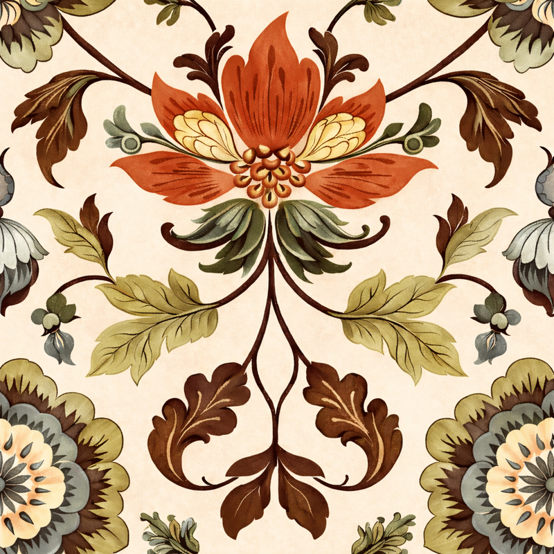 Atlanta Fabrics Fairyland Olive Fabric | Atlanta Fabrics