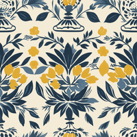 Atlanta Fabrics Faltskog Navy Fabric | Atlanta Fabrics