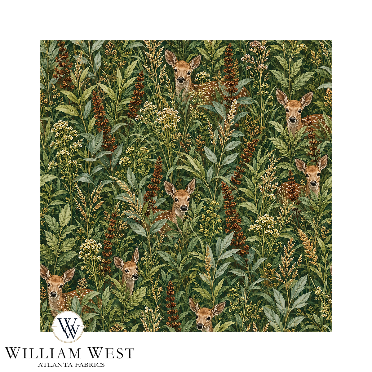 Atlanta Fabrics Fawn Meadow Fabric | Atlanta Fabrics