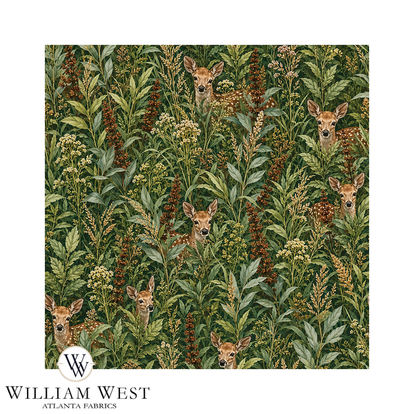 Atlanta Fabrics Fawn Meadow Fabric | Atlanta Fabrics
