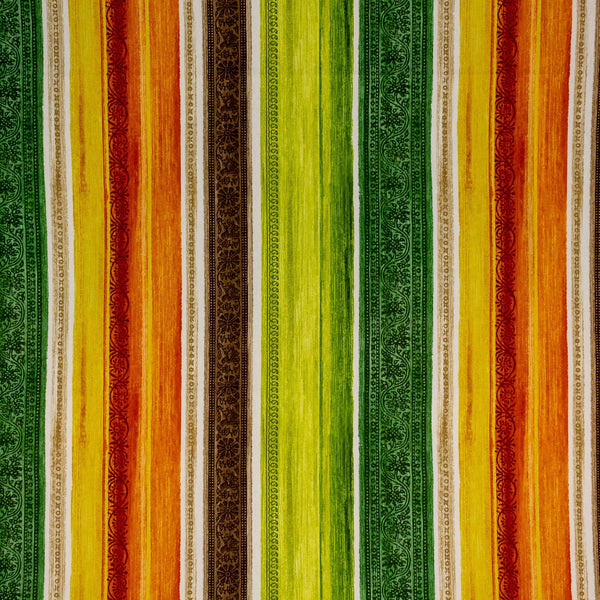 RM Coco Florentina Stripe Melon Fabric | Atlanta Fabrics