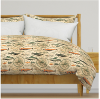 Fly Fishing Duvet Cover