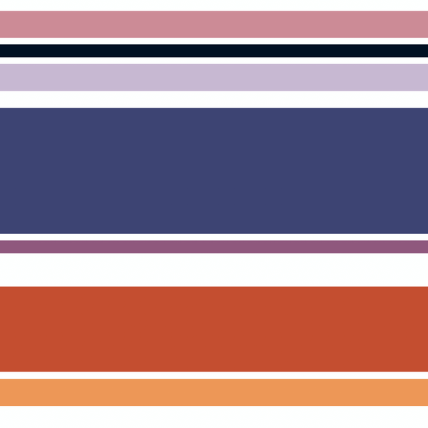 William West Designs Folly Stripe Aubergine Fabric | Atlanta Fabrics