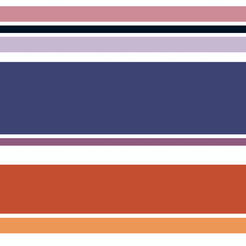 William West Designs Folly Stripe Aubergine Fabric | Atlanta Fabrics